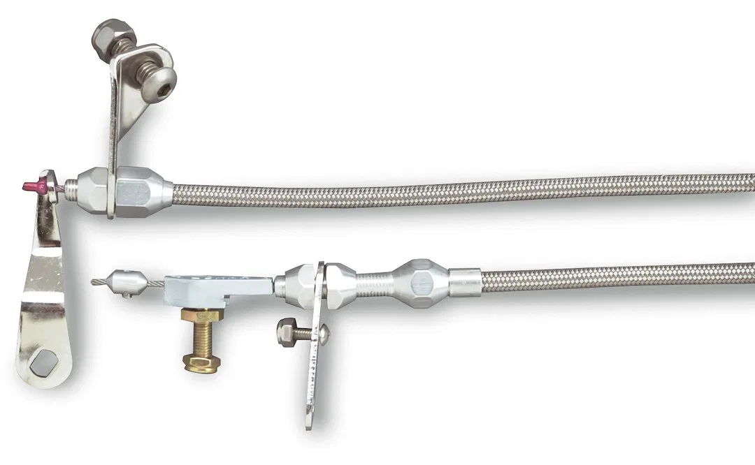 KD-20C6HT – LOKAR Auto Trans Kickdown Cable, For Use With C6 Transmission Stainless Steel Housing